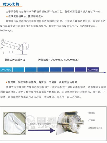 疊螺式污泥脫水機發(fā)展前景